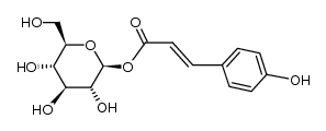 trans-Cinnamoyl beta-D-glucoside Structure