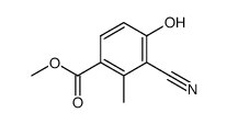 methyl 3-cyano-4-hydroxy-2-methylbenzene-1-carboxylate Structure