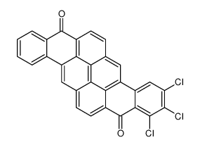 三氯化-8,16-皮蒽二酮结构式