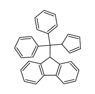 9-(cyclopenta-2,4-dien-1-yldiphenylmethyl)-9H-fluorene结构式