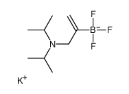 Potassium [3-(diisopropylamino)-1-propen-2-yl](trifluoro)borate(1 -) Structure