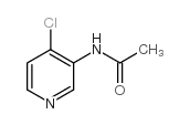 N-(4-氯-3-吡啶)乙酰胺结构式