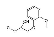 (2R)-1-chloro-3-(2-methoxyphenoxy)propan-2-ol Structure