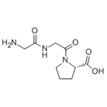 (S)-1-(2-(2-氨基乙酰氨基)乙酰基)吡咯烷-2-羧酸结构式