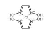 Palladium,bis[(ethanedial dioximato)(1-)-N,N']-, (SP-4-1)- (9CI) Structure