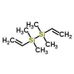 1,1,2,2-Tetramethyl-1,2-divinyldisilane structure