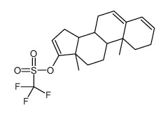 Androsta-3,5,16-trien-17-ol Trifluoromethanesulfonate结构式