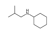 N-(2-Methylpropyl)cyclohexanamine结构式