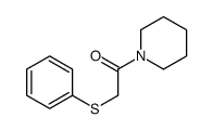 2-phenylsulfanyl-1-piperidin-1-ylethanone Structure