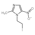 1-(2-碘乙基)-2-甲基-5-硝基-1H-咪唑结构式
