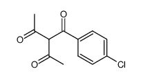 3-(4-chlorobenzoyl)-2,4-pentanedione Structure