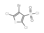 4-bromo-2,5-dichlorothiophene-3-sulfonyl chloride Structure