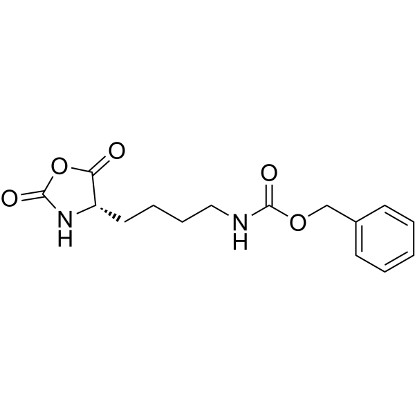 N6-苄氧羰基-L-赖氨酸环内酸酐结构式