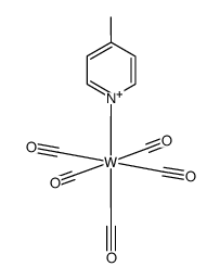 pentacarbonyl-4-methylpyridine-tungsten(0) Structure