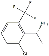 (1R)-1-[2-CHLORO-6-(TRIFLUOROMETHYL)PHENYL]ETHANAMINE结构式