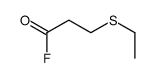 3-ethylsulfanylpropanoyl fluoride Structure