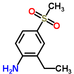 2-Ethyl-4-(methylsulfonyl)aniline Structure