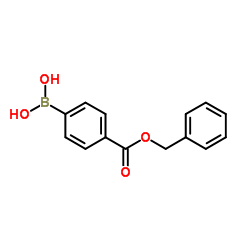 4-(苄氧基羰基)苯硼酸结构式