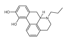 [11C]-(-)-N-n-Propylnorapomorphine结构式