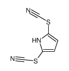 (5-thiocyanato-1H-pyrrol-2-yl) thiocyanate Structure