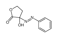3-hydroxy-3-phenyldiazenyloxolan-2-one Structure
