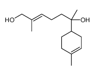 2-methyl-6-(4-methylcyclohex-3-en-1-yl)hept-2-ene-1,6-diol结构式