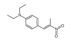 N,N-diethyl-4-(2-nitroprop-1-enyl)aniline Structure