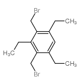 2,4-双-(溴甲基)-1,3,5-三乙基苯结构式