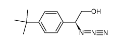 (S)-2-azido-2-(p-tert-butylphenyl)ethanol结构式