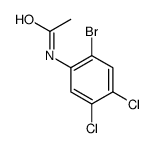 N-乙酰基-2-溴-4,5-二氯苯胺结构式