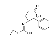 (R)-4-((TERT-BUTOXYCARBONYL)AMINO)-5-PHENYLPENTANOIC ACID Structure