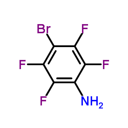 4-Bromo-2,3,5,6-tetrafluoroaniline Structure