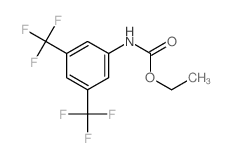 ethyl N-[3,5-bis(trifluoromethyl)phenyl]carbamate结构式