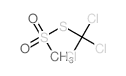 Methanesulfonothioicacid, S-(trichloromethyl) ester Structure