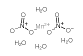 四水硝酸锰(II)结构式