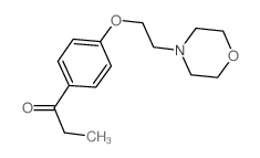 1-[4-(2-MORPHOLIN-4-YL-ETHOXY)-PHENYL]-PROPAN-1-ONE Structure