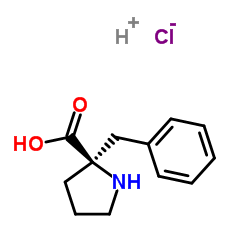 (R)-2-Benzylpyrrolidine-2-carboxylic acid hydrochloride structure