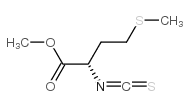 Methyl L-2-isothiocyanato-4-(methylthio)butyrate structure