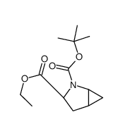 (1S,3S,5S)-2-tert-Butyl 3-ethyl 2-azabicyclo[3.1.0]hexane-2,3-dicarboxylate结构式