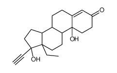 10β-羟基D-(-)-炔雌醇结构式