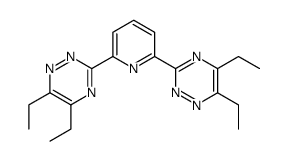 3-[6-(5,6-diethyl-1,2,4-triazin-3-yl)pyridin-2-yl]-5,6-diethyl-1,2,4-triazine Structure