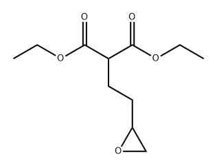 Propanedioic acid, 2-[2-(2-oxiranyl)ethyl]-, 1,3-diethyl ester结构式