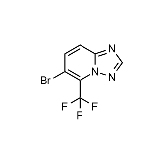 6-溴-5-(三氟甲基)[1,2,4]三唑并[1,5-a]吡啶结构式