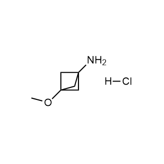 3-甲氧基双环[1.1.1]戊烷-1-胺盐酸盐结构式