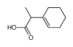 2-(1-cyclohexenyl)-2-methylacetic acid结构式