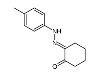 2-(对甲苯肼)-环己酮结构式