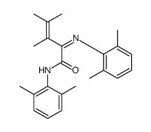 3,4-Dimethyl-N-(2,6-dimethylphenyl)-2-(2,6-xylylimino)-3-pentenamide结构式
