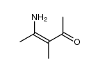 3-Penten-2-one, 4-amino-3-methyl-, (3Z)- (9CI)结构式