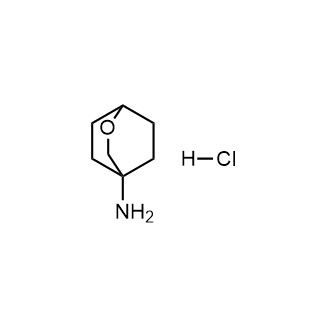 2-氧杂双环[2.2.2]辛烷-4-胺盐酸盐结构式