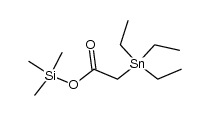 Triethylstannylessigsaeure-trimethylsilylester结构式